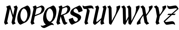 SandeyMolse-Italic Font UPPERCASE