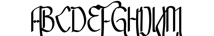 Sandiego-Regular Font UPPERCASE