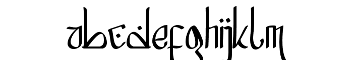 Sandiego-Regular Font LOWERCASE