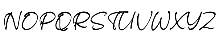 Sandlera Italic Font UPPERCASE