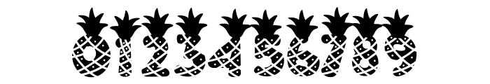 Sandy Toes Pineapple Font OTHER CHARS