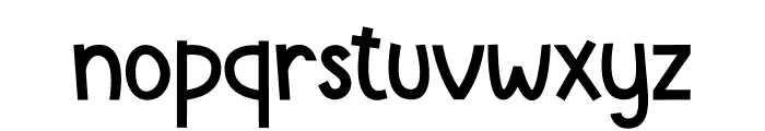 Sandy Wink Bold Font LOWERCASE