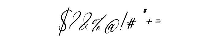 Sanflorida Italic Font OTHER CHARS
