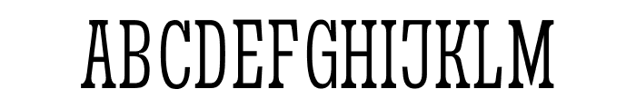 Sanford Region Thin Font UPPERCASE