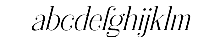 Sanfterd Italic Font LOWERCASE