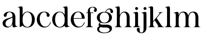 Sangect Display Regular Font LOWERCASE