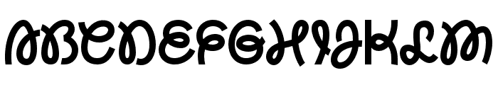 Sanger Narrow Font UPPERCASE