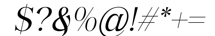 Sangkala-Italic Font OTHER CHARS