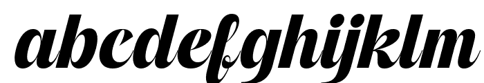 SangkaneSanscript-Italic Font LOWERCASE