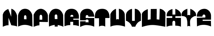 Sangua Font UPPERCASE