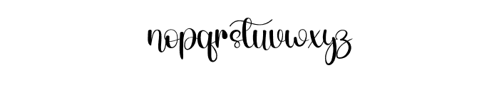 Sania Beauty Font LOWERCASE