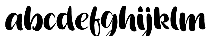 Sanibel Font LOWERCASE