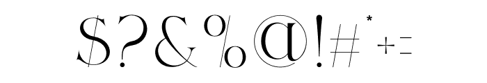 Sanida Font OTHER CHARS