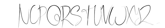 Sanityasa-Regular Font UPPERCASE