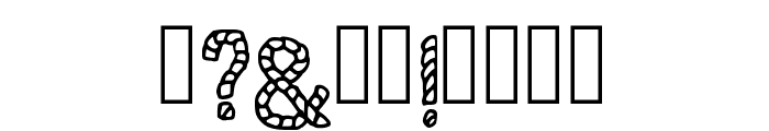 Sans Rope Regular Font OTHER CHARS
