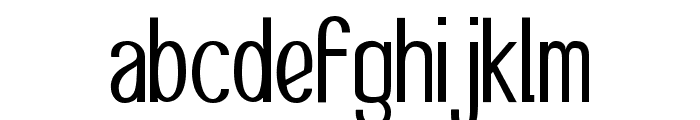 Sans serif Regular Font LOWERCASE