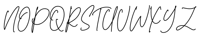 Sansburg Signature Font UPPERCASE