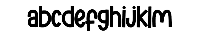 Sanshine Font LOWERCASE