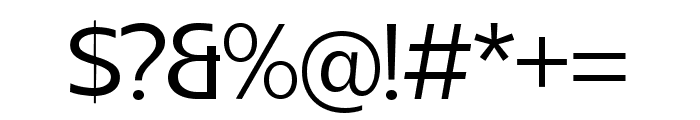 Sanshiro Display Regular Font OTHER CHARS