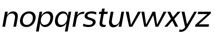 Sanshiro-Italic Font LOWERCASE