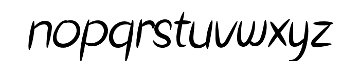 Sansiveyra-Italic Font LOWERCASE