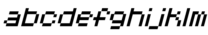 Sanspix-Italic Font LOWERCASE
