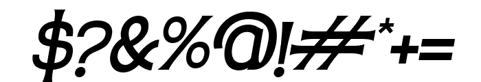 Sanstoy Italic Font OTHER CHARS