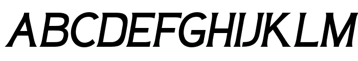 Sanstoy Italic Font UPPERCASE