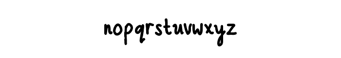 Sansullin Font LOWERCASE