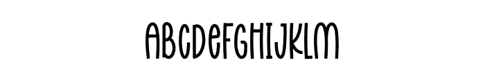 Santa Candy Font LOWERCASE