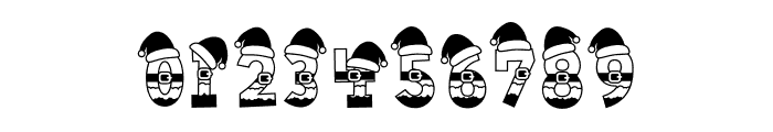 Santa Hat Free Font OTHER CHARS