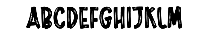 Santa Jolly Font UPPERCASE