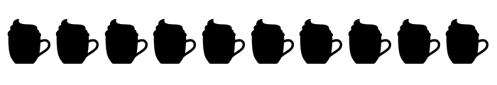 Santa Mug Font OTHER CHARS