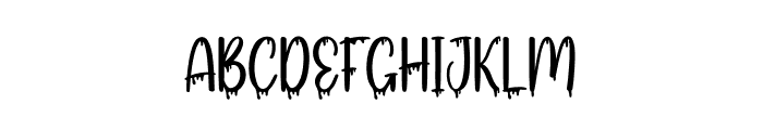 Santa Scary Font UPPERCASE