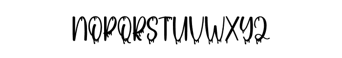 Santa Scary Font LOWERCASE