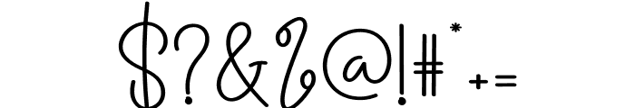 Santa Signature Font OTHER CHARS