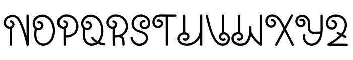 Santa Ugul Font UPPERCASE