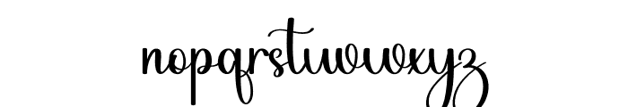 SantaDecember Font LOWERCASE