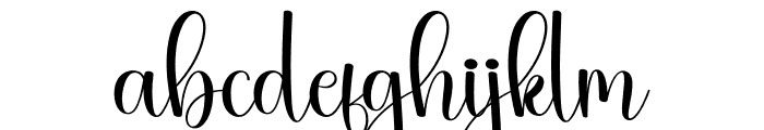 Santaday Font LOWERCASE