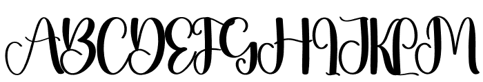 Santagirl Font UPPERCASE