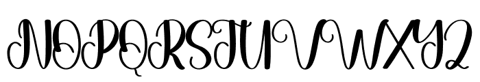 Santagirl Font UPPERCASE