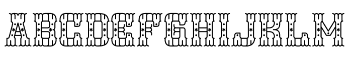 Santaline-Regular Font UPPERCASE