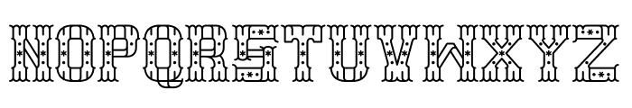 Santaline-Regular Font UPPERCASE