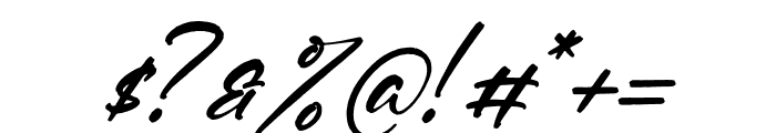 Santallria Italic Font OTHER CHARS