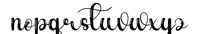 Santalove Font LOWERCASE