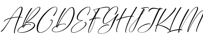 Santamire Italic Font UPPERCASE