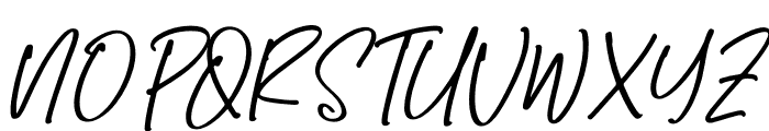 Santamola Italic Font UPPERCASE