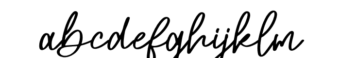 Santamola Italic Font LOWERCASE