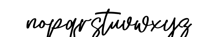 Santamola Italic Font LOWERCASE