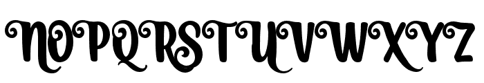 SantanoChristmas-Regular Font UPPERCASE